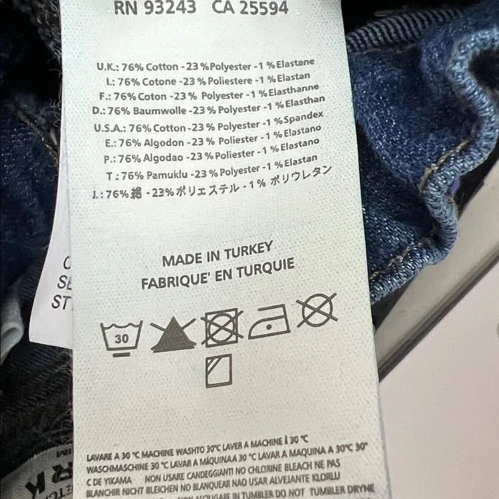 Diesel Kids Livier Stretch Super Slim blue jeans size 3 NWT